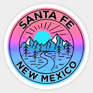 Santa Fe Ski New Mexico Skiing Basin Sticker